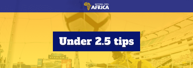 under 2.5 goals tips