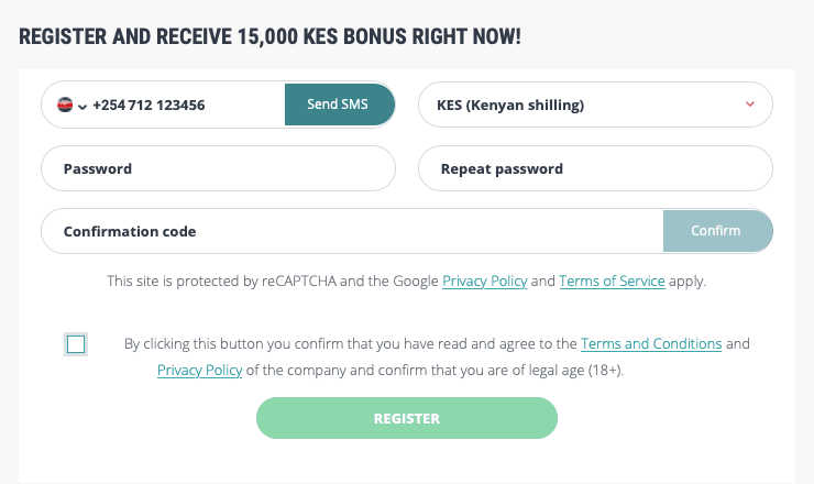22bet registration