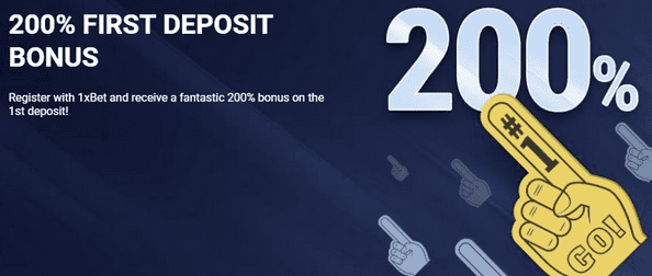 1xbet bonus 200% first deposit