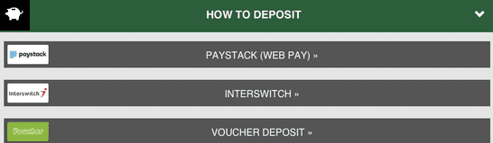 Obabet Nigeria deposit