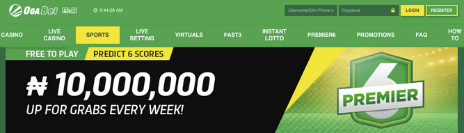 Ogabet Nigeria Sportsbook
