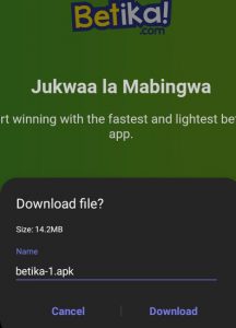 Betika apk file download