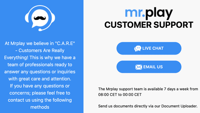 Mr.Play contact addresses