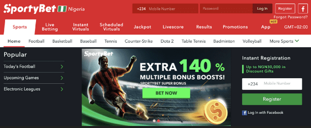 Sportybet Nigeria Sportsbook