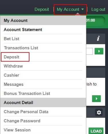 how to deposit on bet9ja app