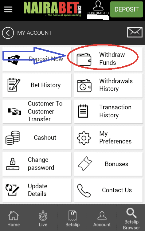 Nairabet withdrawal app