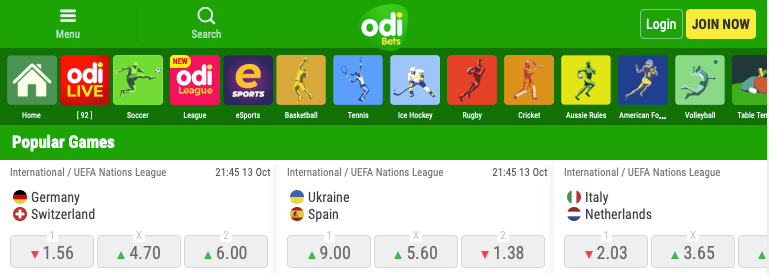 Odibets Kenya sportsbook