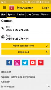 Interwetten customer care