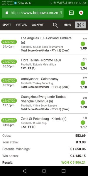 Betpawa app betslip