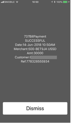 Bet9ja 737 USSD Code