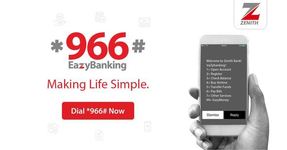 Zenith Bank 966 USSD Code