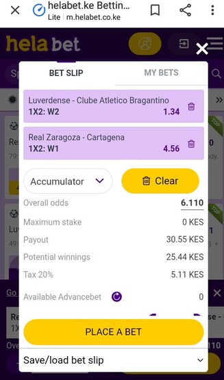 Helabet mobile how to bet