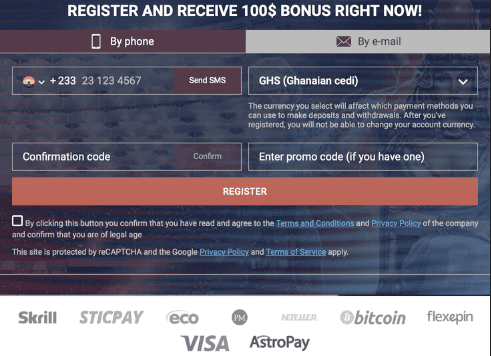Megapari registration in Ghana