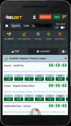 Melbet app how to bet