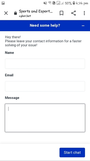 Cyberbet live chat