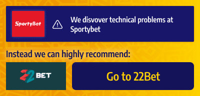 Sportybet cross to 22Bet