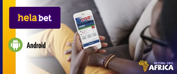 Helabet app teaser for Android