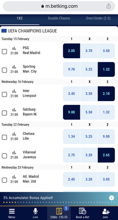 Betking Nigeria sportsbook