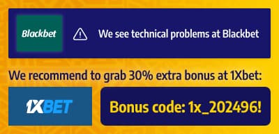Blackbet cross conversion to 1xbet
