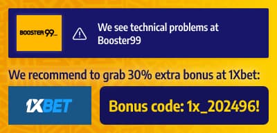 Booster99 cross conversion to 1xBet