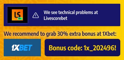 Livescorebet cross conversion to 1xBet