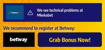 Mkekabet cross conversion to Betway