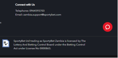 how to contact sportybet zambia