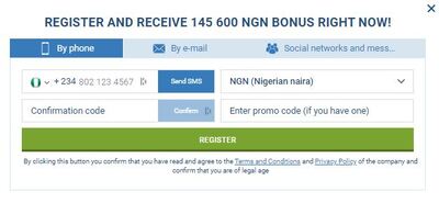 1xbet Nigeria new customer offer