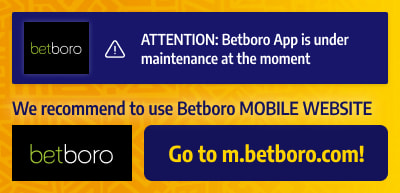 Betboro app under maintenance