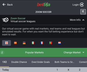 Bet9ja Zoom Soccer