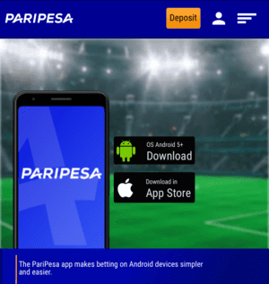 Paripesa Mobile Application