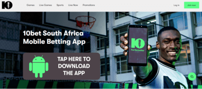 10bet South Africa Mobile App