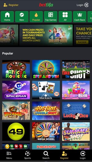 Bet9ja Casino App