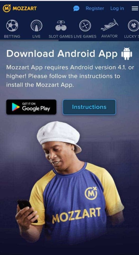 Mozzart Bet Mobile App Tanzania