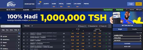 Gal Sport betting home page