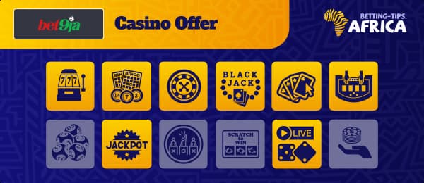 Bet9ja Casino offer
