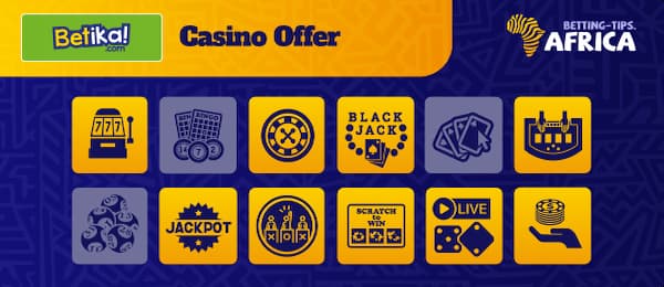 Betika Casino offer