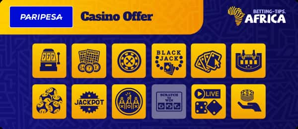 Paripesa Casino offer