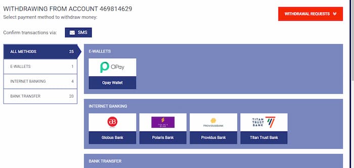 Paripesa Nigeria Payout