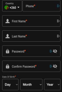 Bwin Zambia Sign Up Process