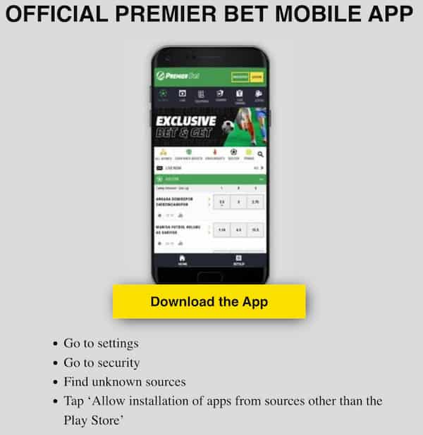 Premier Bet Malawi Android App Download